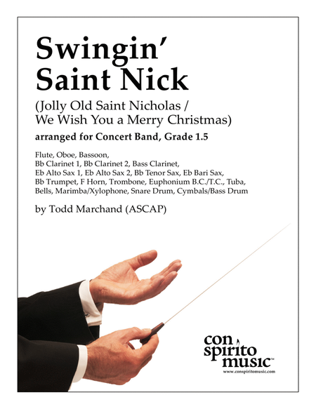 Swingin' Saint Nick — Concert Band, Grade 1.5