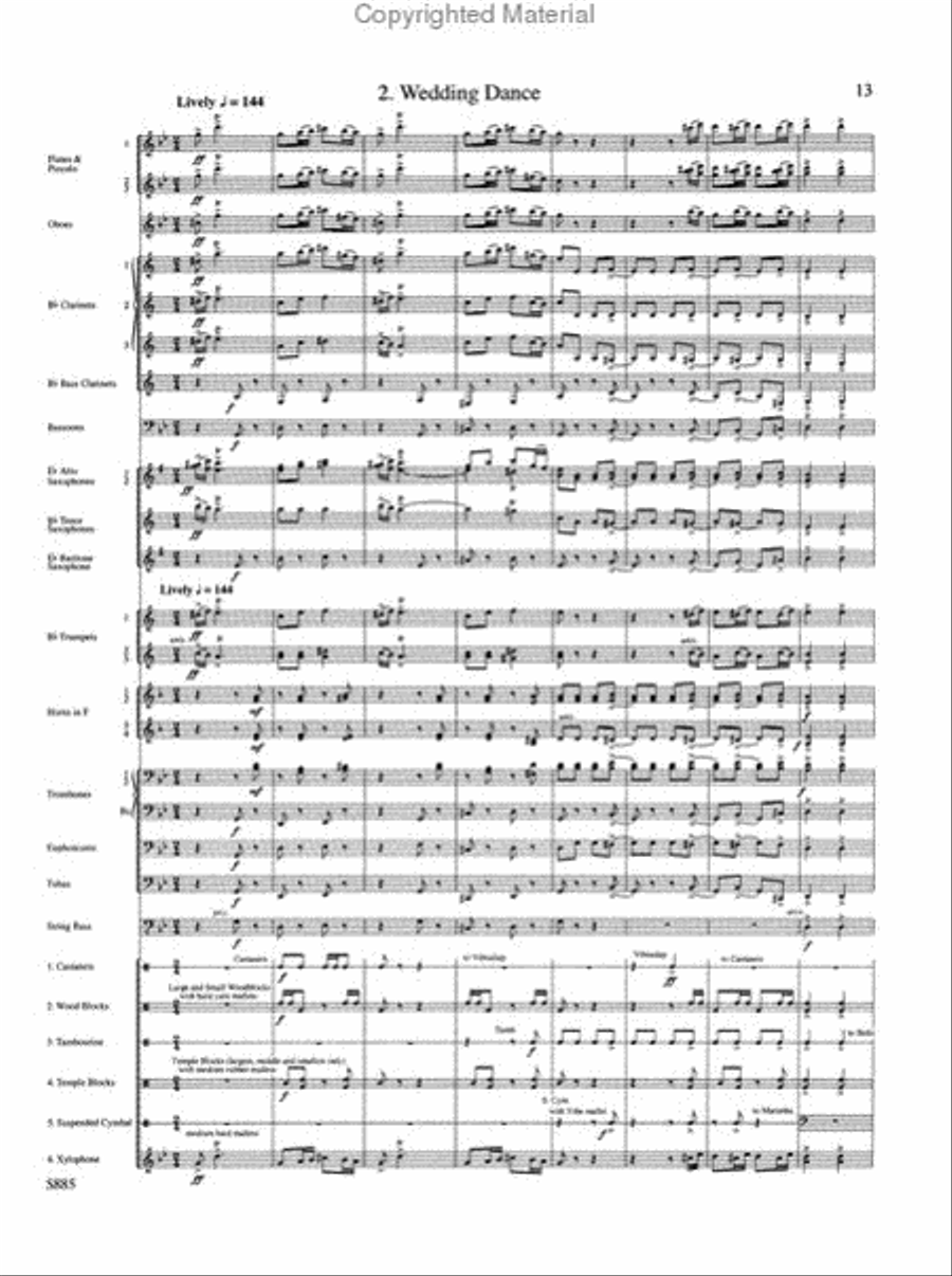 Ancient Blessings Ancient Blessings Concert Band scores gallery preview page 4