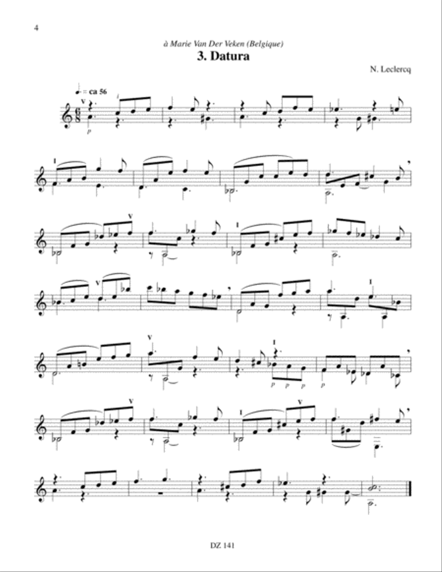 12 Indices Classical Guitar scores gallery preview page 4