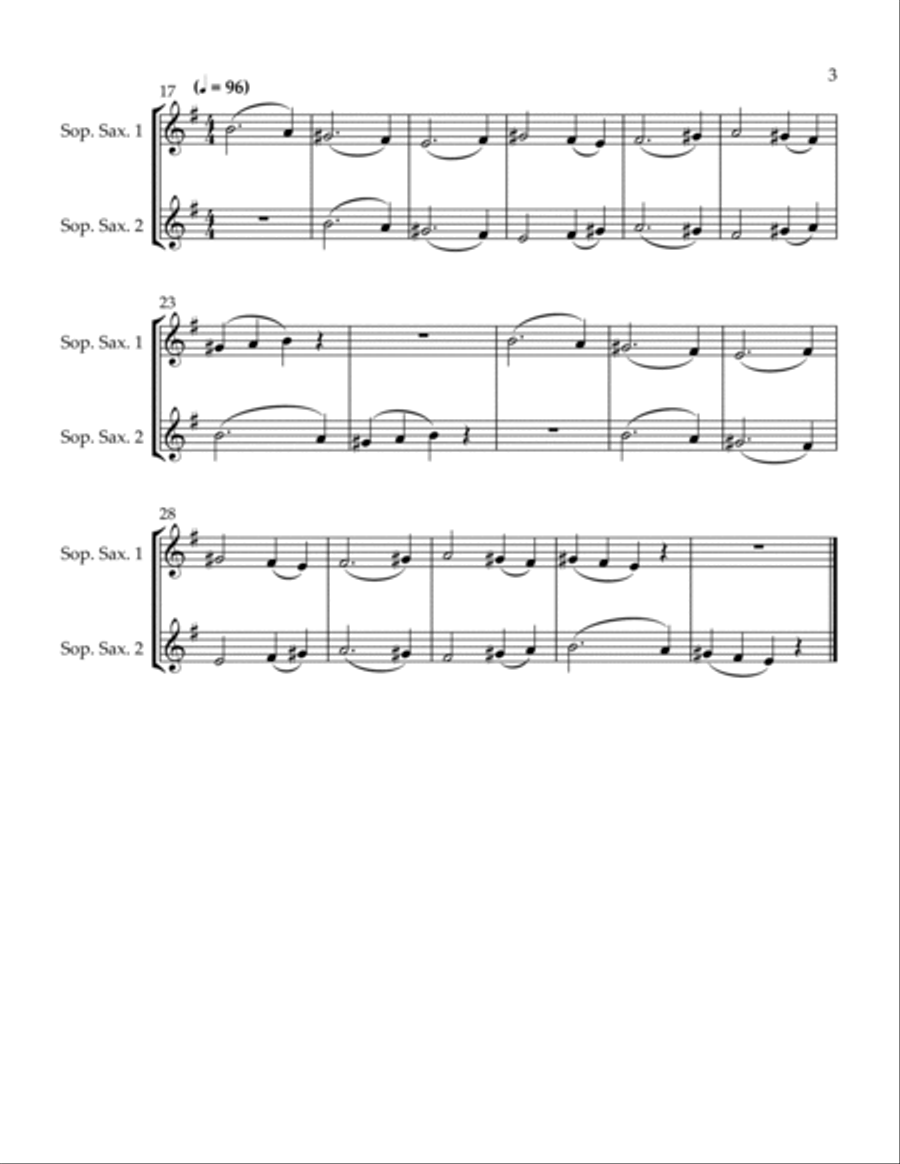 3 Conversations 3 Conversations Woodwind Duet scores gallery preview page 3