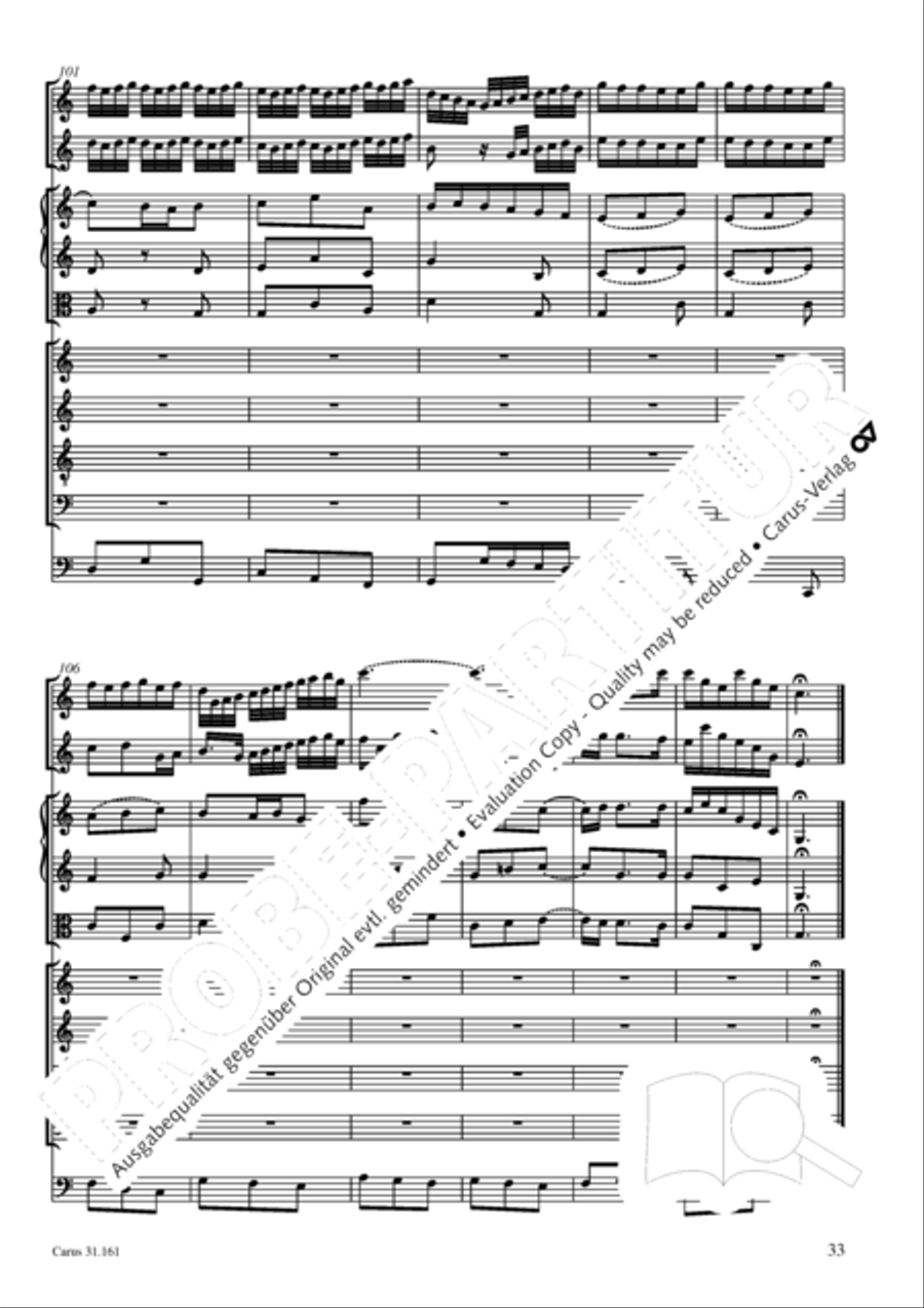 Komm, du susse Todesstunde 4-Part scores gallery preview page 33