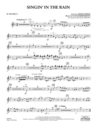 Singin' in the Rain (arr. Michael Brown) - Bb Trumpet 1