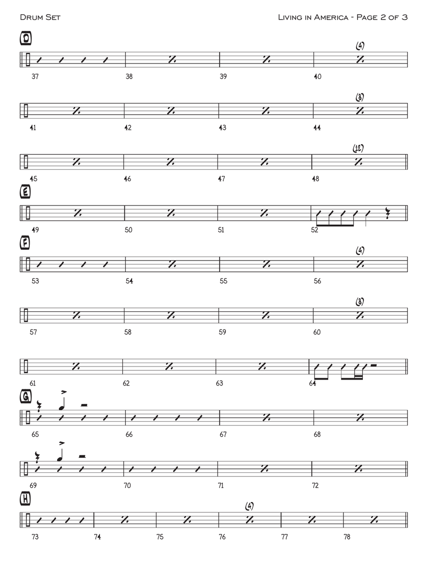 Living In America Living In America Small Ensemble scores gallery preview page 5