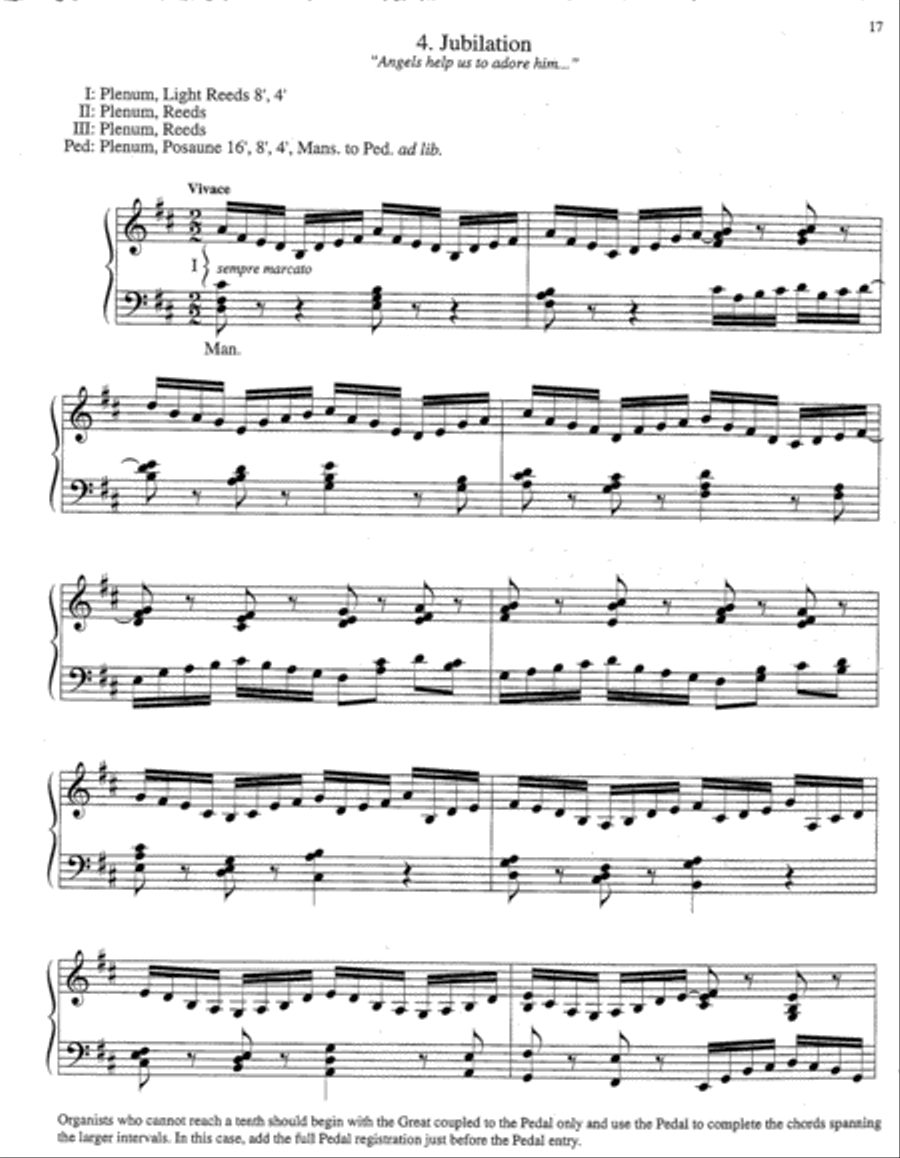 Partita on Praise, My Soul, the King of Heaven Organ scores gallery preview page 5