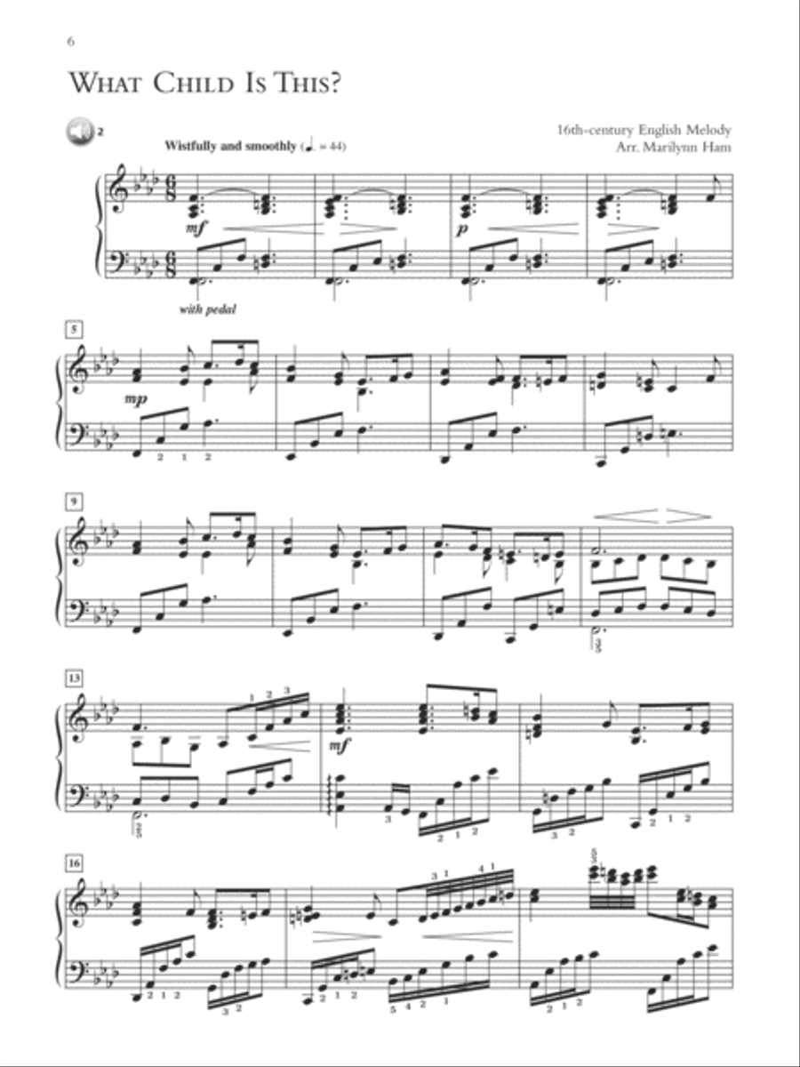 Glory to the Newborn King Piano Solo scores gallery preview page 2