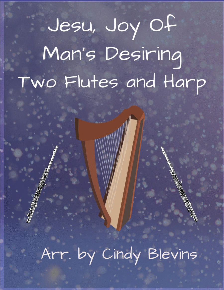 Jesu, Joy Of Man's Desiring, Two Flutes and Harp image number null