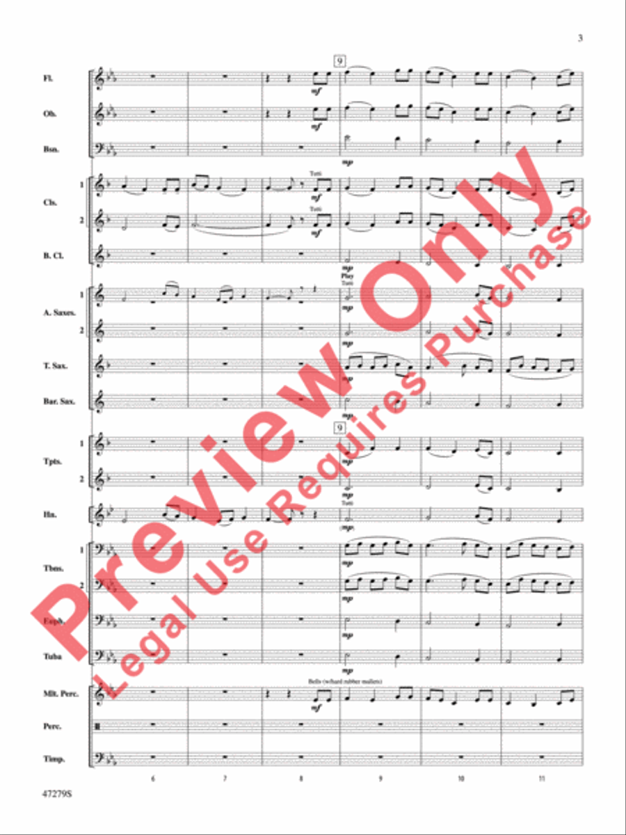 Beach Spring Beach Spring Concert Band scores gallery preview page 4