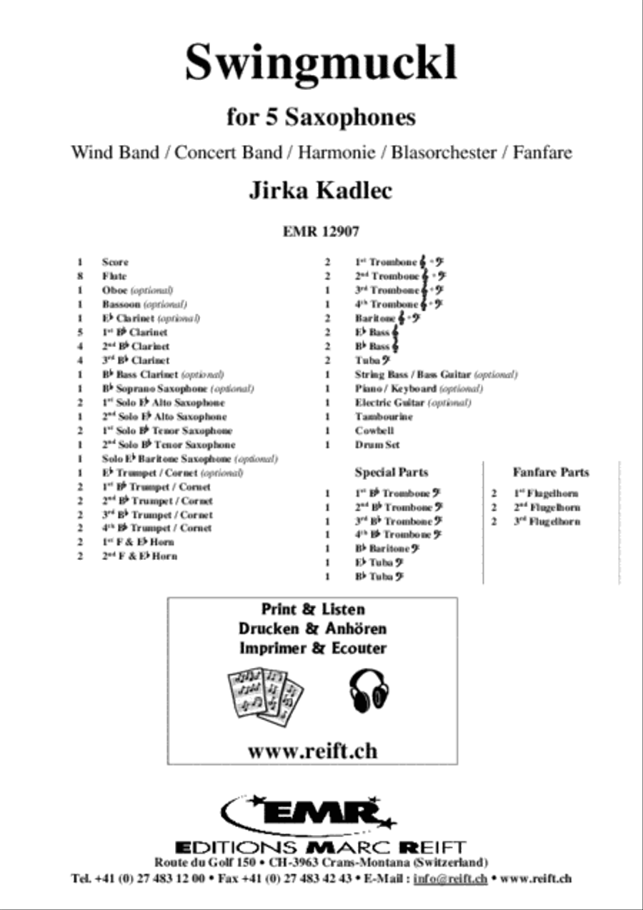 Swingmuckl Concert Band scores gallery preview page 2