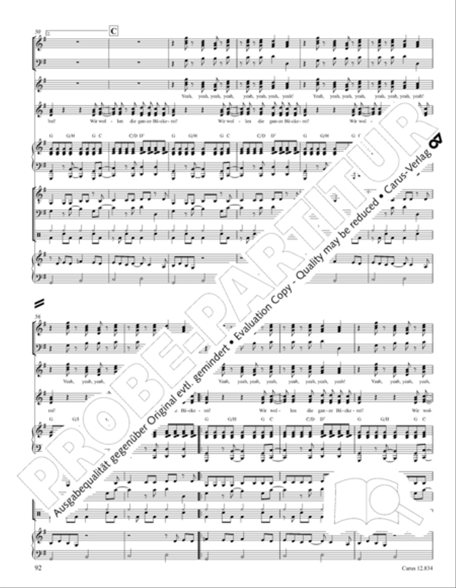 Schockorange Choir scores gallery preview page 93