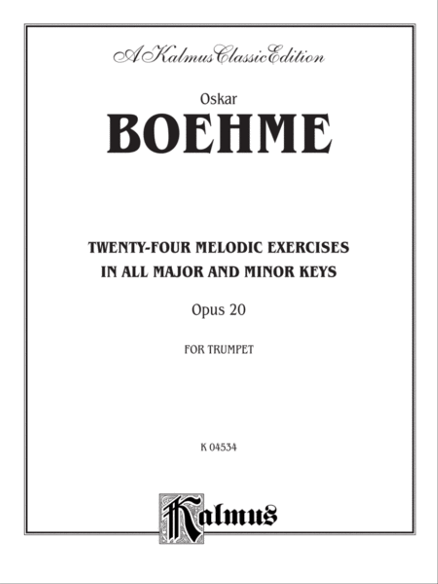 Twenty-four Melodic Exercises, Op. 20