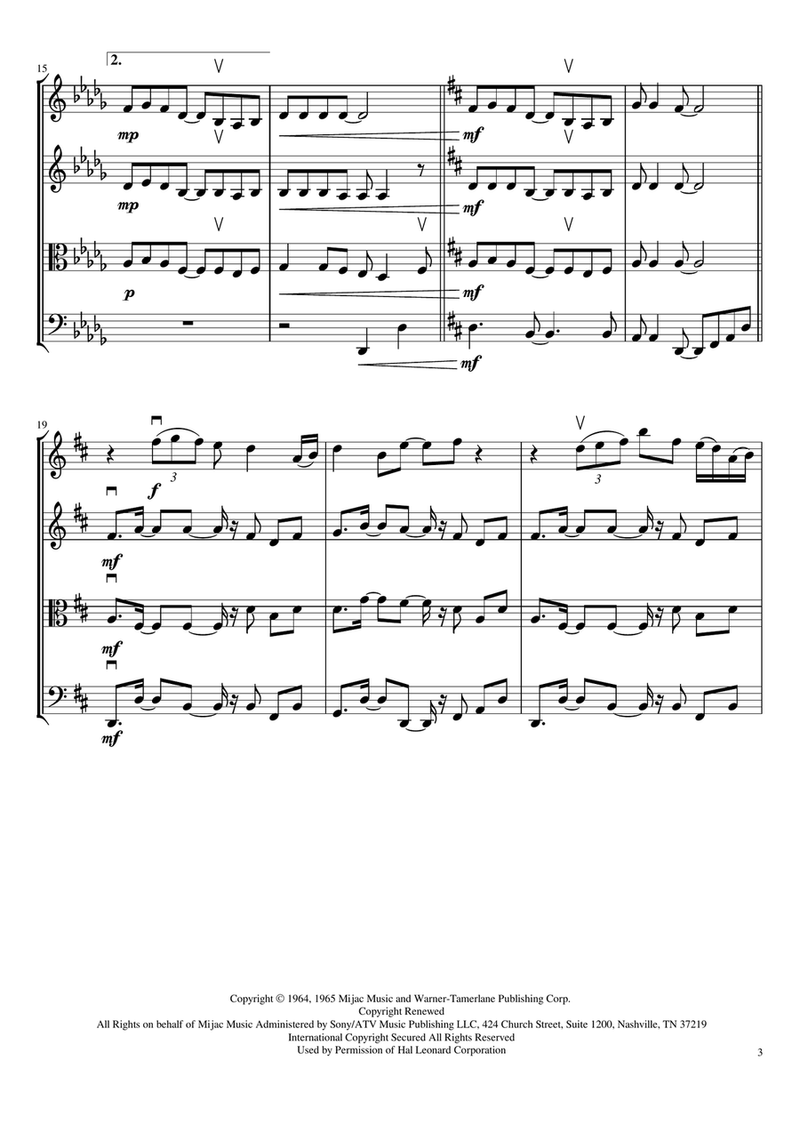 People Get Ready String Quartet scores gallery preview page 3