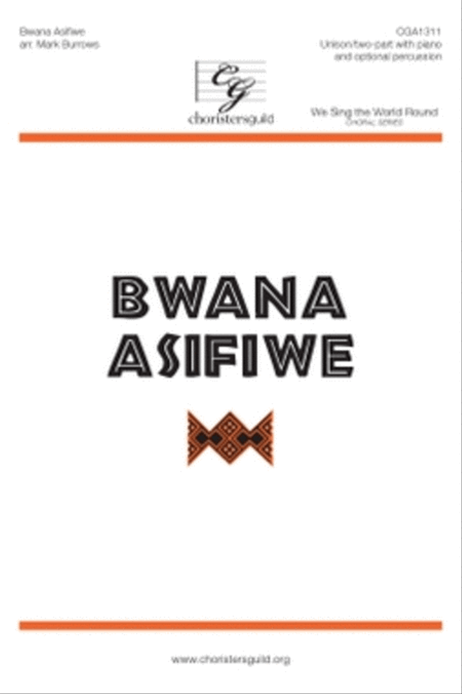Bwana Asifiwe (Unison/Two-part) Unison Choir scores gallery preview page 1