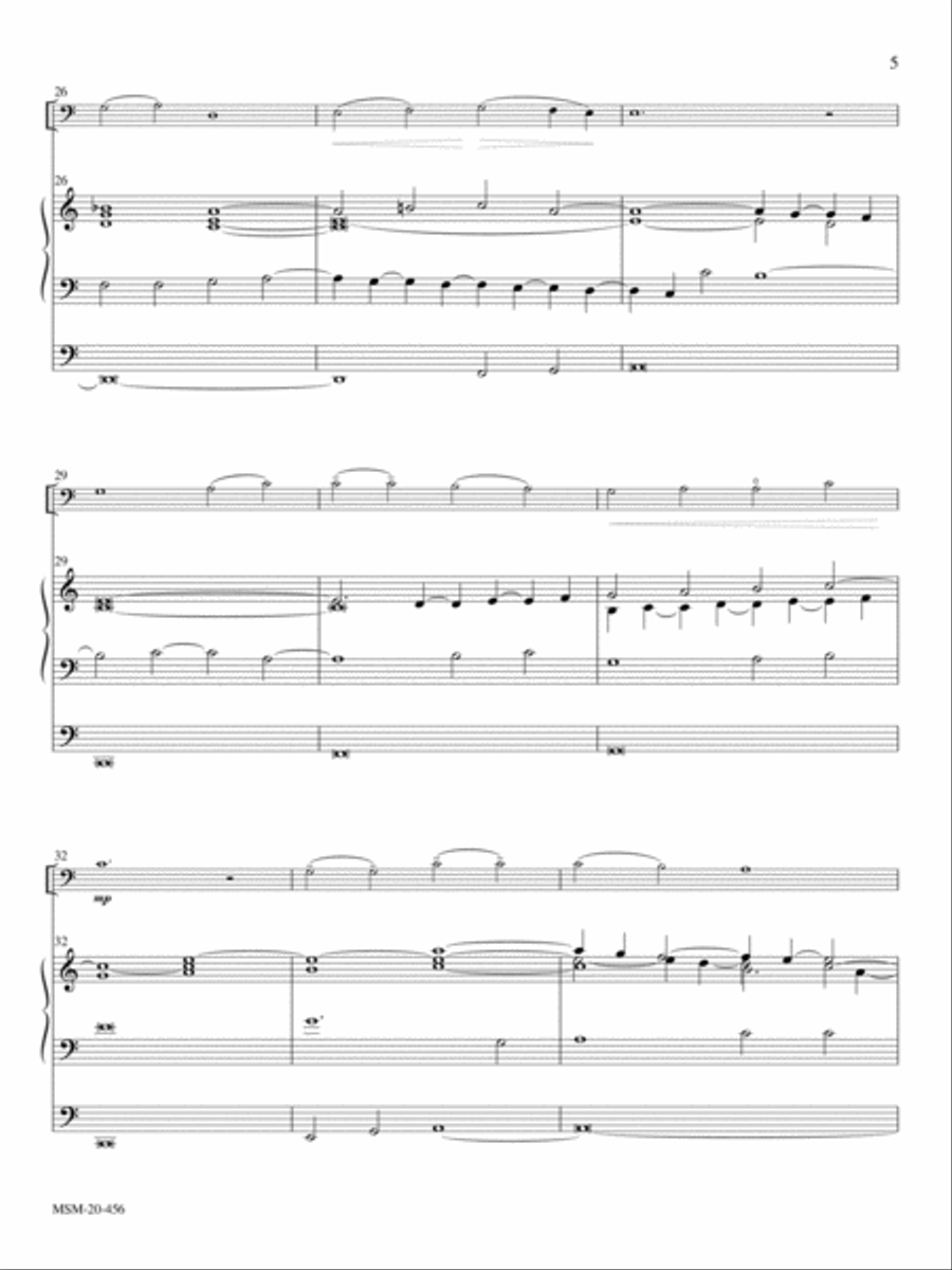 Meditation on a Melody by Martin Luther Cello scores gallery preview page 4