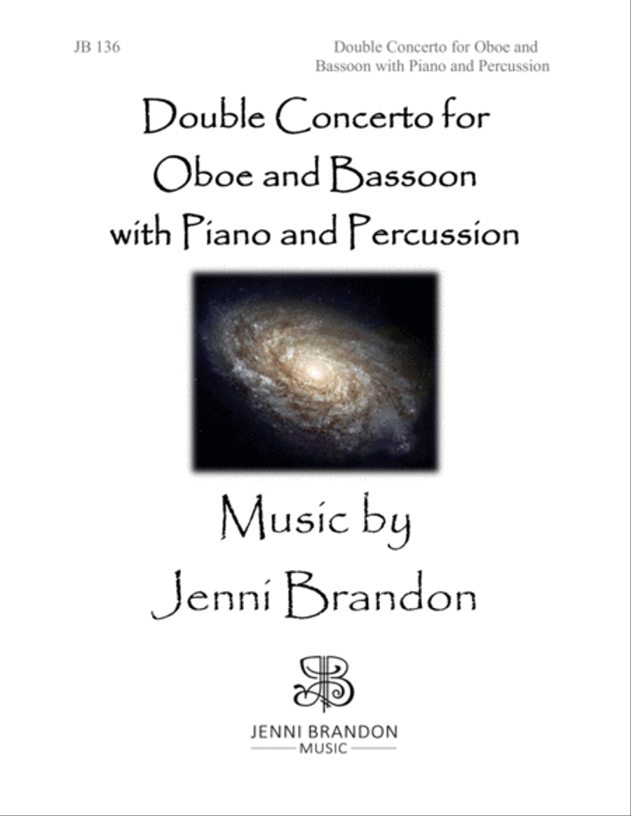 Double Concerto for Oboe and Bassoon with Piano and Percussion Large Ensemble scores gallery preview page 1