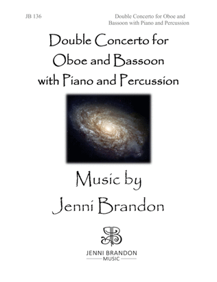 Book cover for Double Concerto for Oboe and Bassoon with Piano and Percussion