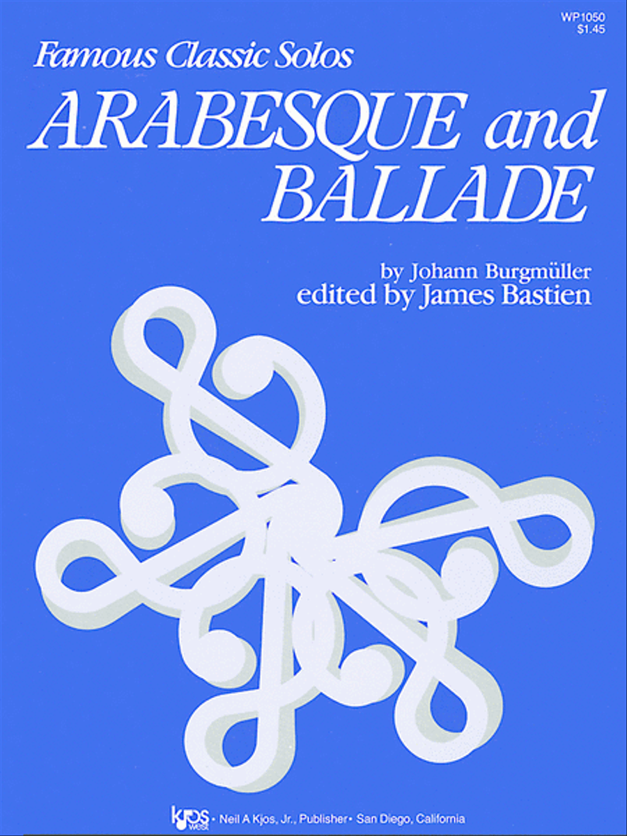 Arabesque and Ballade Arabesque and Ballade Piano Method scores gallery preview page 1