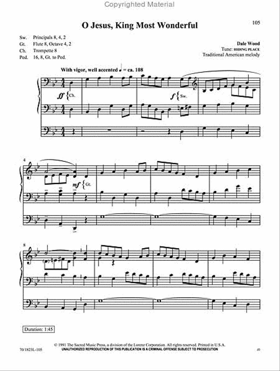 The Essential Dale Wood The Essential Dale Wood Organ Solo scores gallery preview page 6