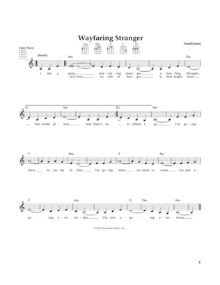 Book cover for Wayfaring Stranger (from The Daily Ukulele) (arr. Liz and Jim Beloff)
