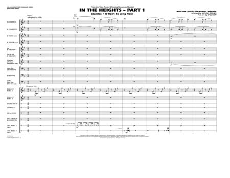 In The Heights: Part 1 - Full Score