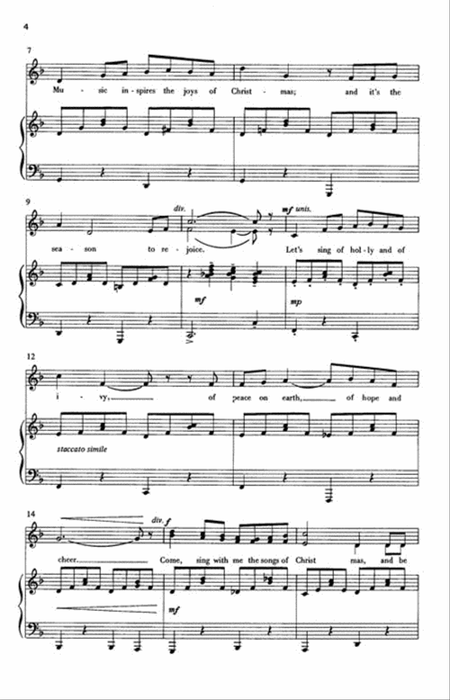 The Songs of Christmas Choir scores gallery preview page 3