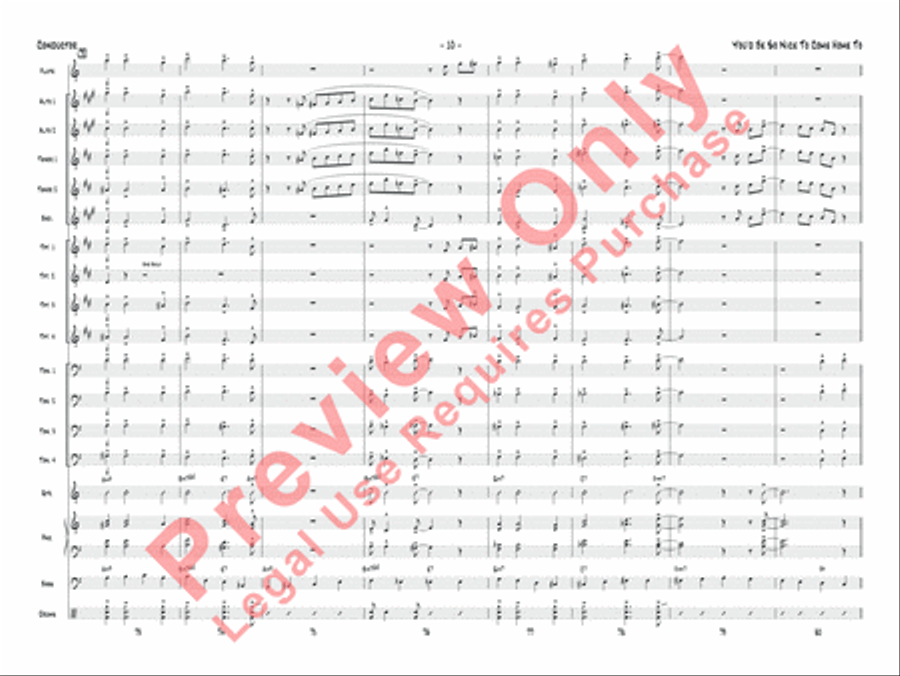You'd Be So Nice to Come Home To Jazz Ensemble scores gallery preview page 13