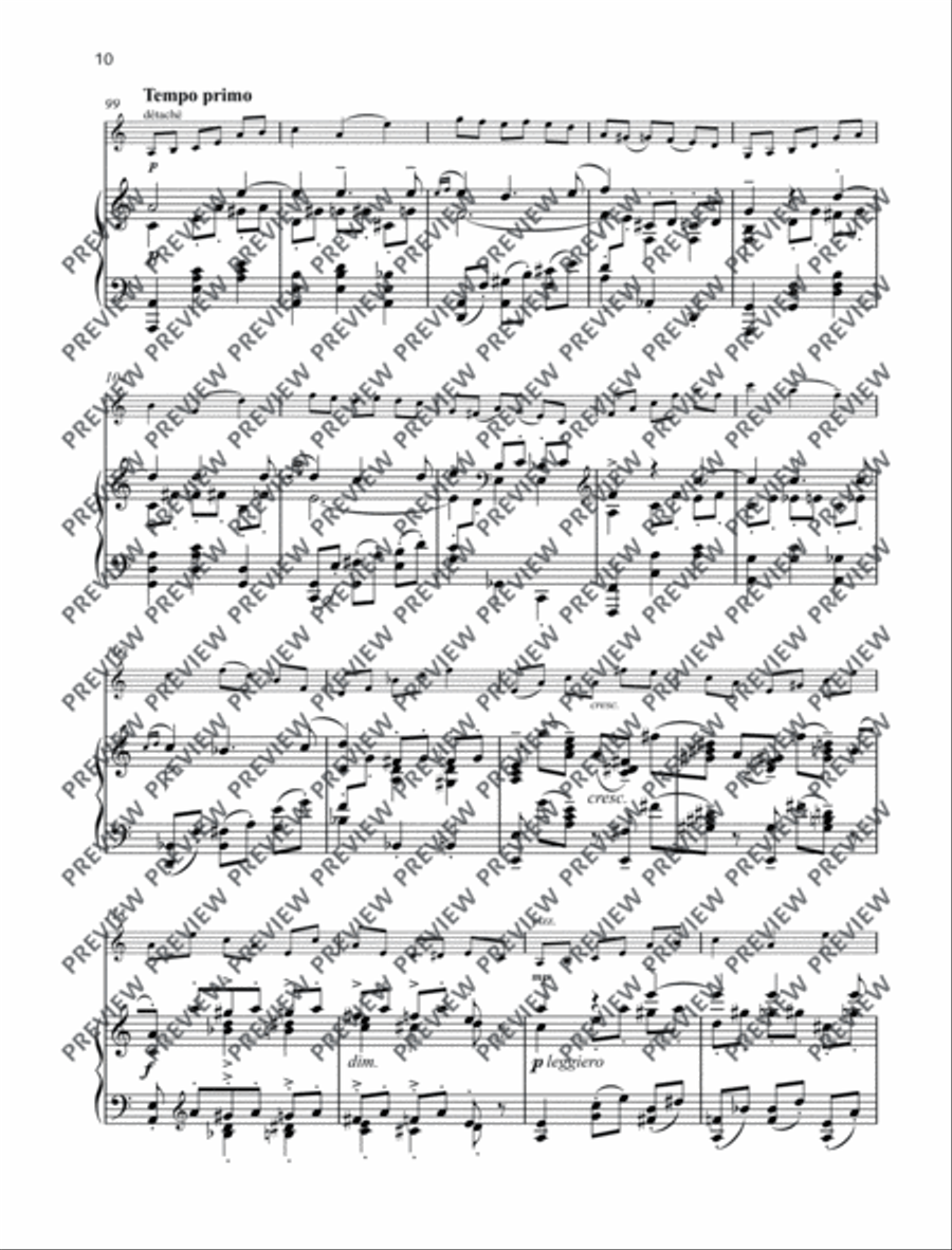Love’s sorrow Violin Solo scores gallery preview page 11
