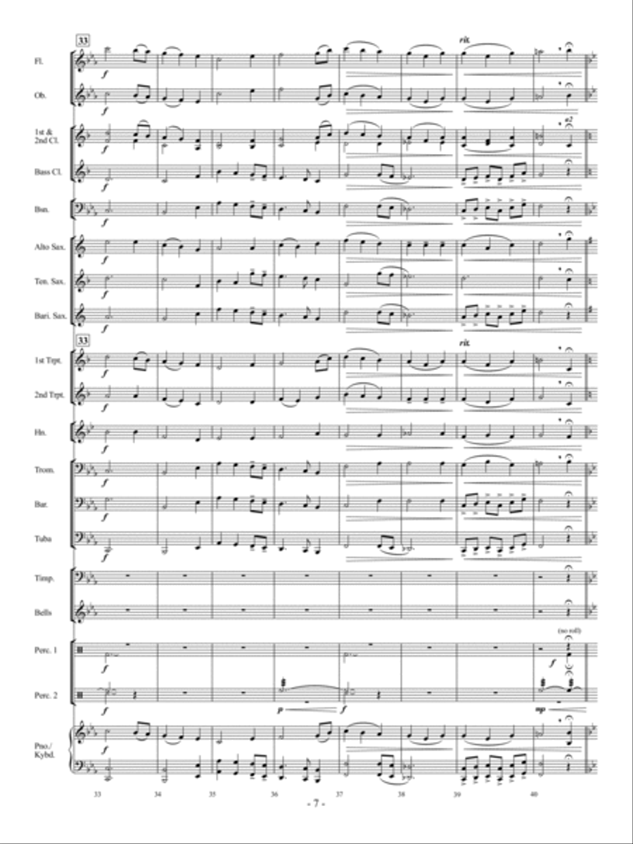 Prelude on a German Hymnsong Concert Band scores gallery preview page 6