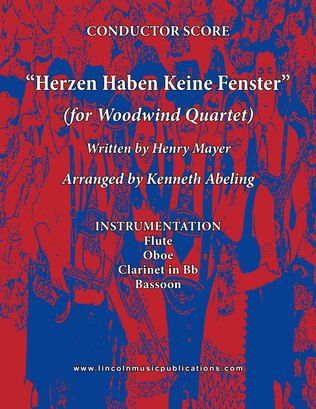 Herzen Haben Keine Fenster (for Woodwind Quartet)