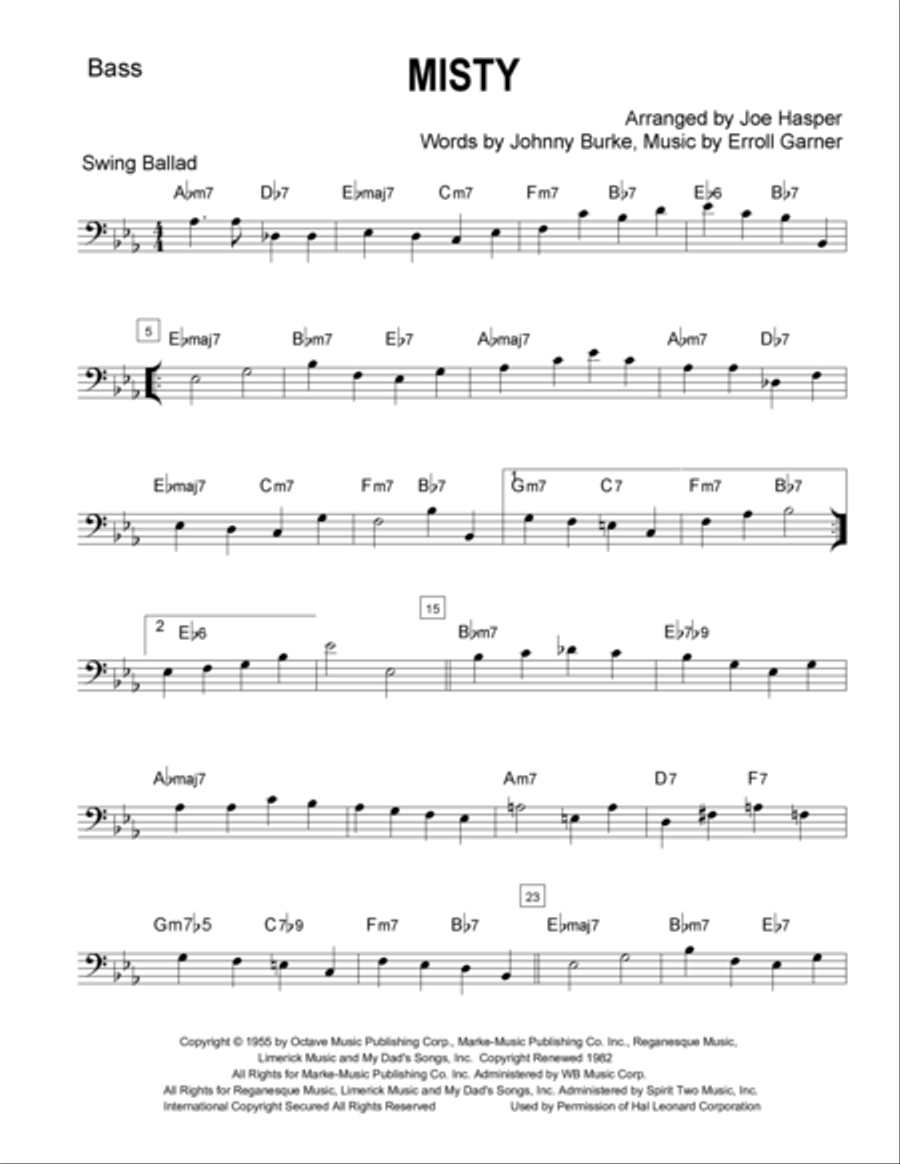 Misty Jazz Ensemble scores gallery preview page 2