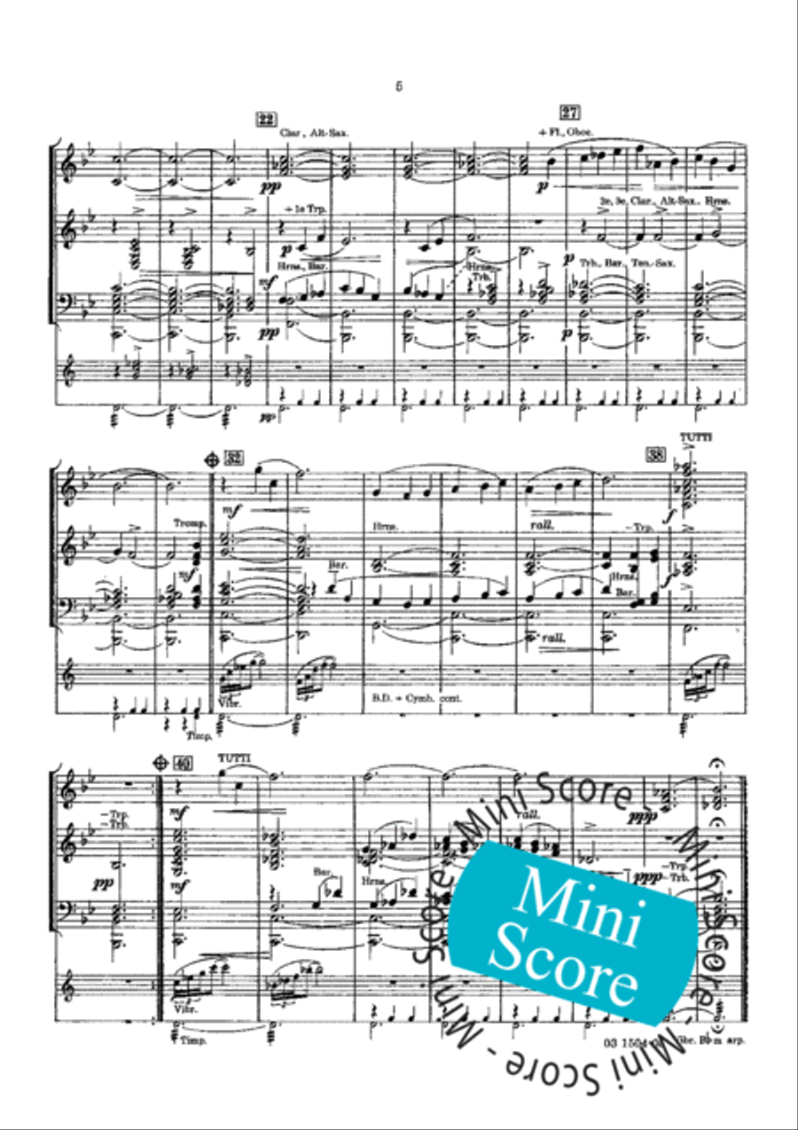 Gymnopedie No. 1/Ogives No. 2 Fanfare Band scores gallery preview page 6