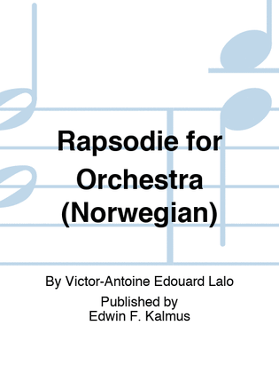Rapsodie for Orchestra (Norwegian)