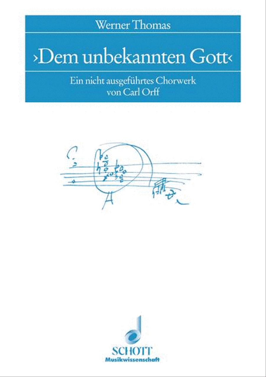 Dem Unbekannten Gott School and Community scores gallery preview page 1