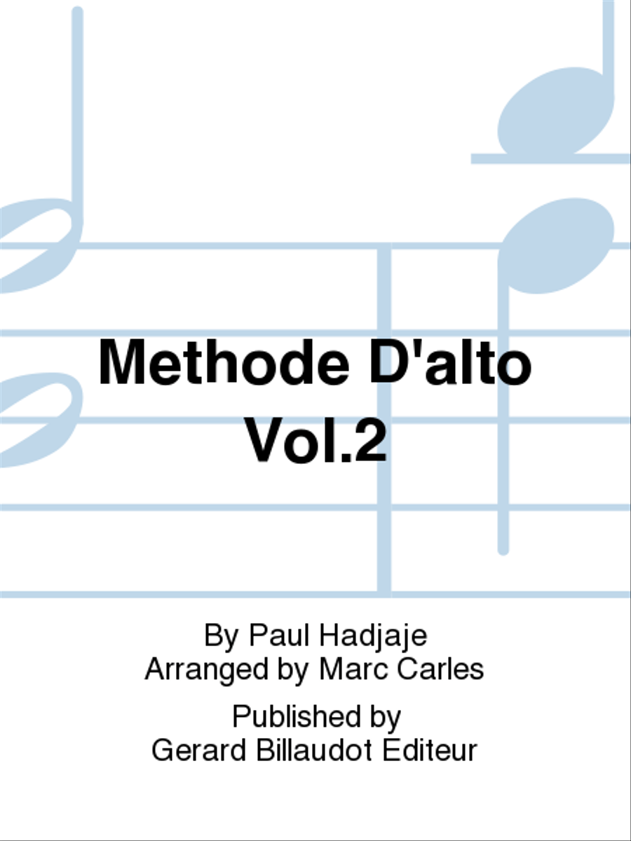 Methode D'Alto Vol. 2 Viola scores gallery preview page 1