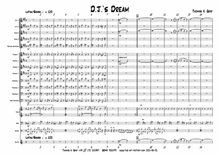 D.J.s Dream - Latin/Samba - Big Band image number null