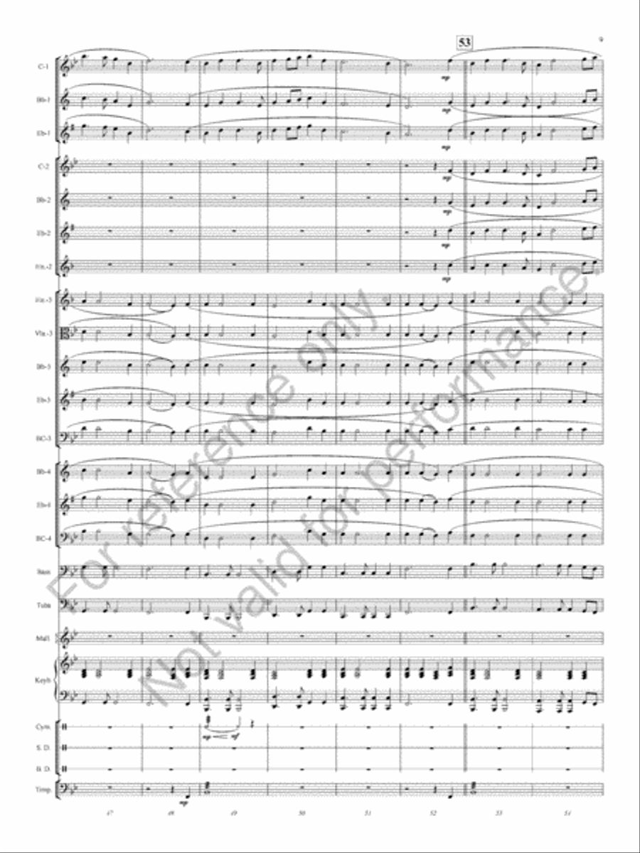 Ashland Park Concert Band scores gallery preview page 11
