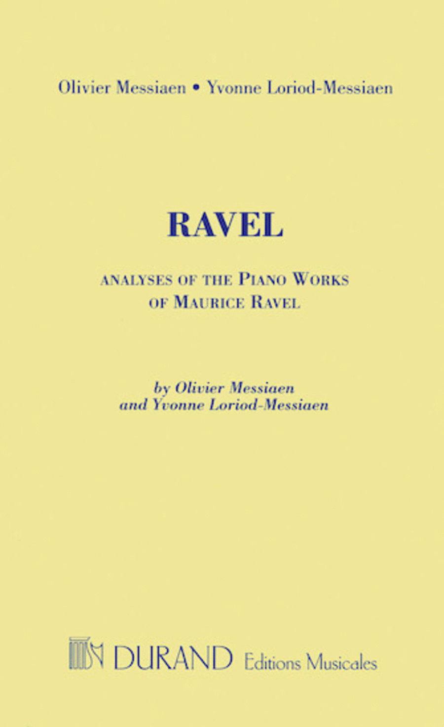 Analyses of the Piano Works of Maurice Ravel Piano Solo scores gallery preview page 1