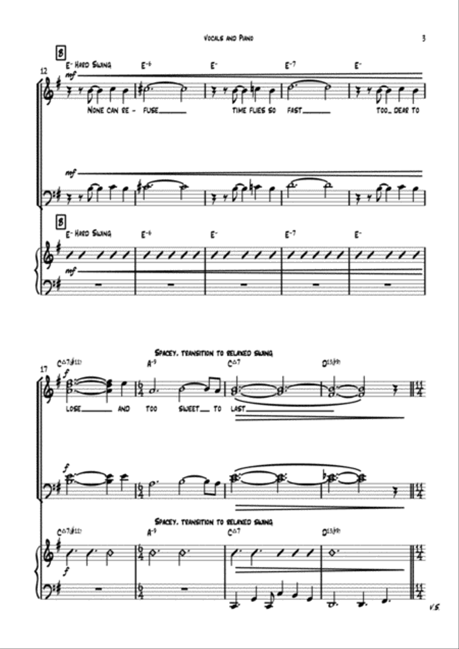 While We're Young While We're Young 4-Part scores gallery preview page 3