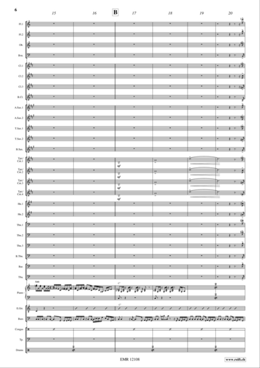Also Sprach Zarathustra Also Sprach Zarathustra Concert Band scores gallery preview page 6