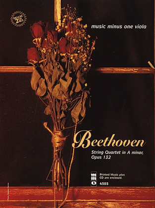Book cover for Beethoven - String Quartet in A Minor, Op. 132