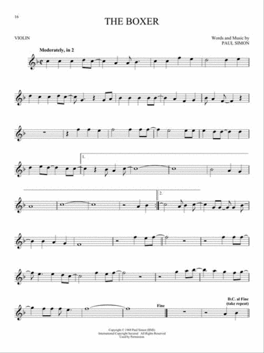 101 Most Beautiful Songs 101 Most Beautiful Songs Violin Solo scores gallery preview page 6