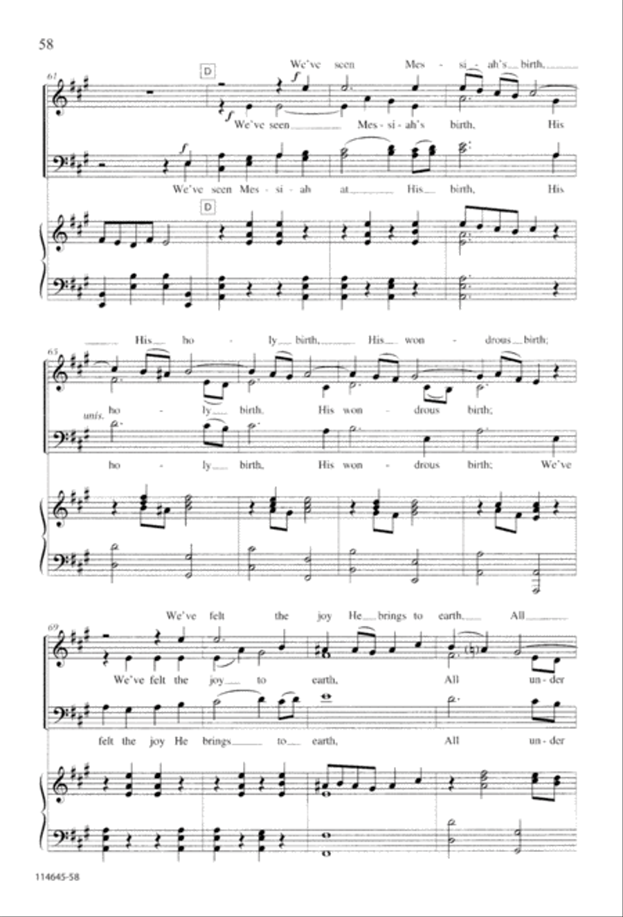 The Newborn King The Newborn King 4-Part scores gallery preview page 66