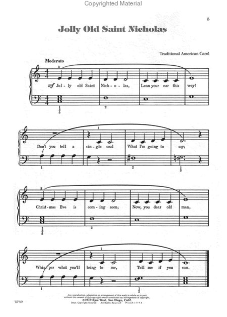 Christmas Favorites, Level 1 Piano Method scores gallery preview page 2