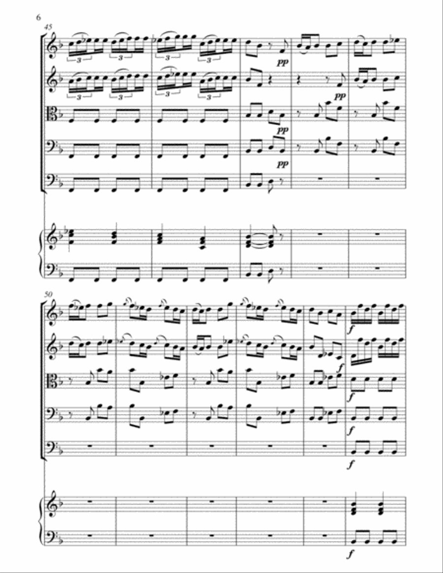 Vivaldi Concerto for String Orchestra in G minor RV 152 String Orchestra scores gallery preview page 6