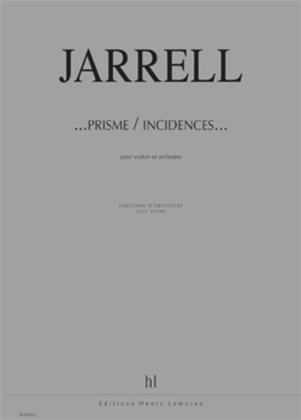 Book cover for Prisme / Incidences