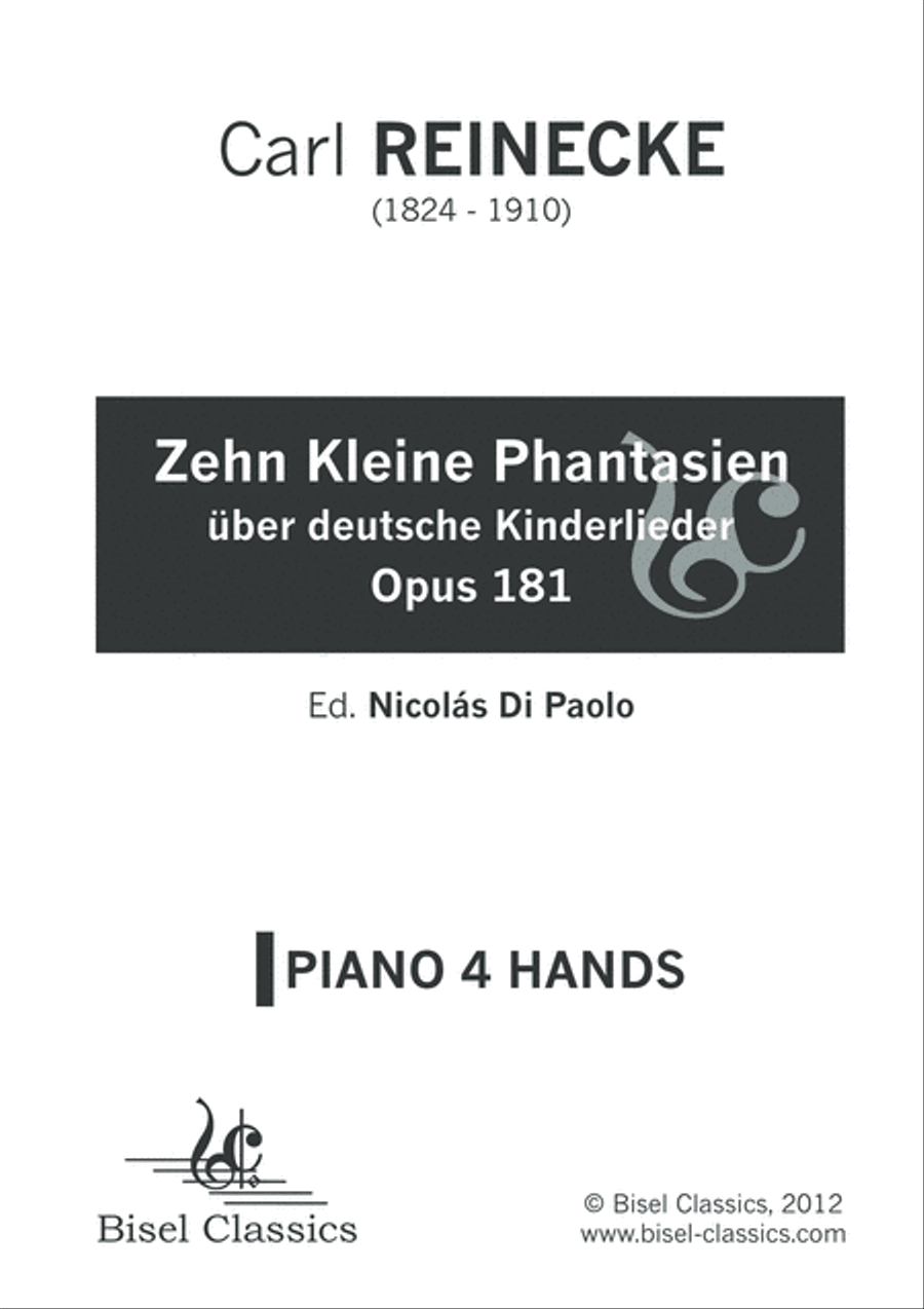 Zehn Kleine Phantasien uber deutsche Kinderlieder, Opus 181 Piano Solo scores gallery preview page 3