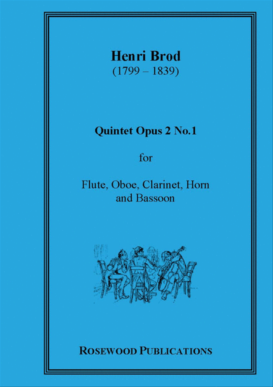 Wind Quintet, Op. 2, No. 1 Woodwind Quintet scores gallery preview page 1