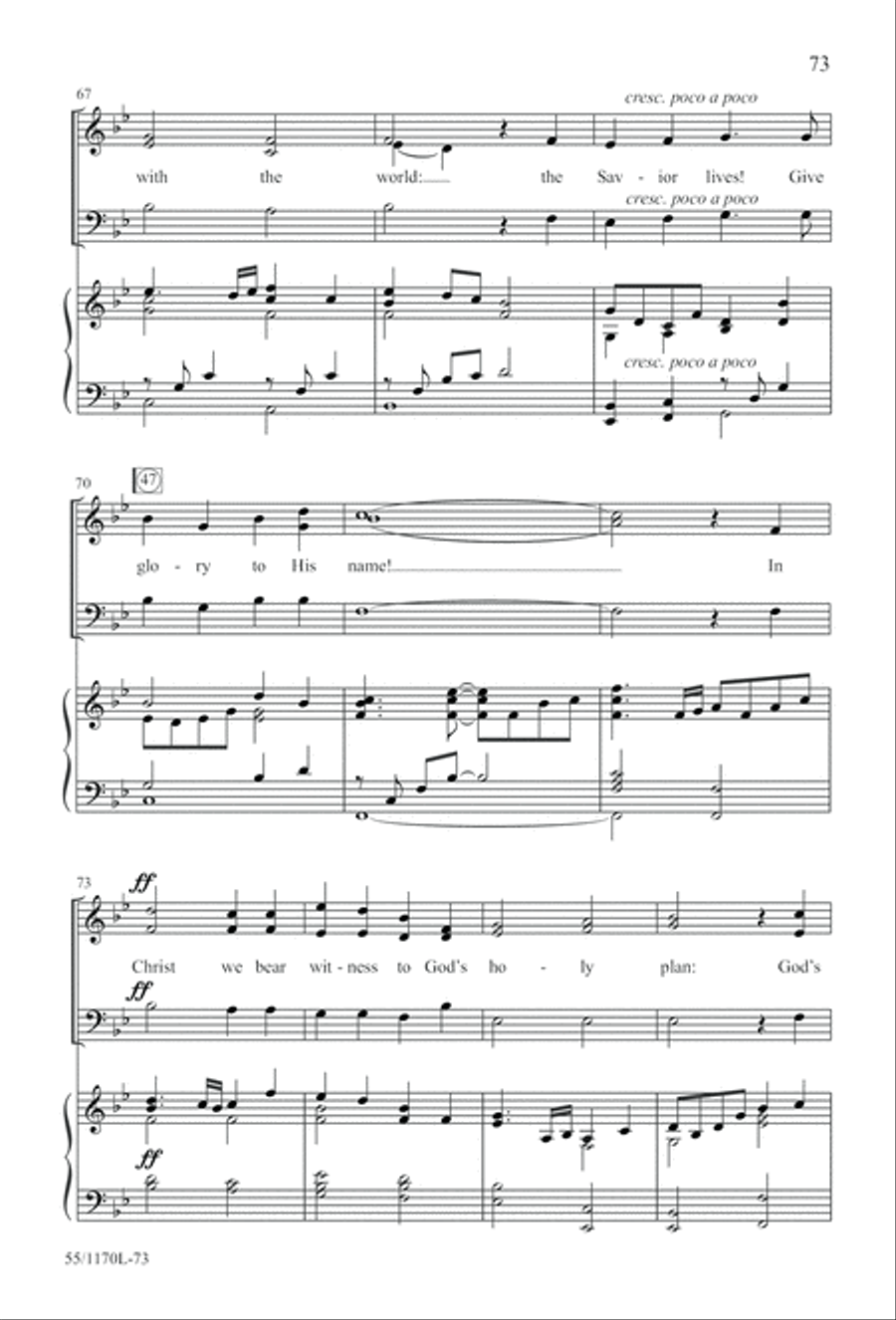 Witness 3-Part scores gallery preview page 74