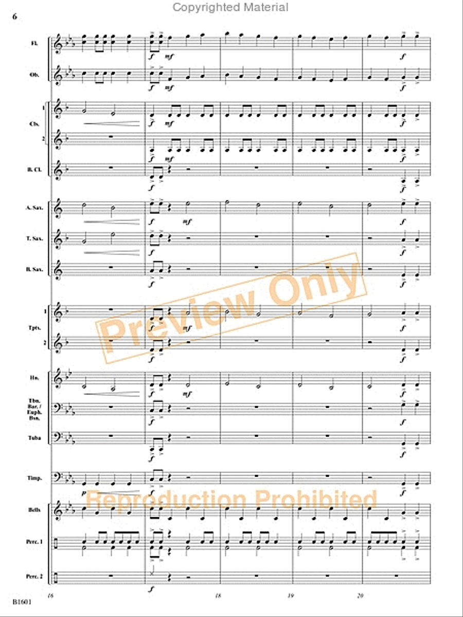 Gameday Battle Concert Band scores gallery preview page 23