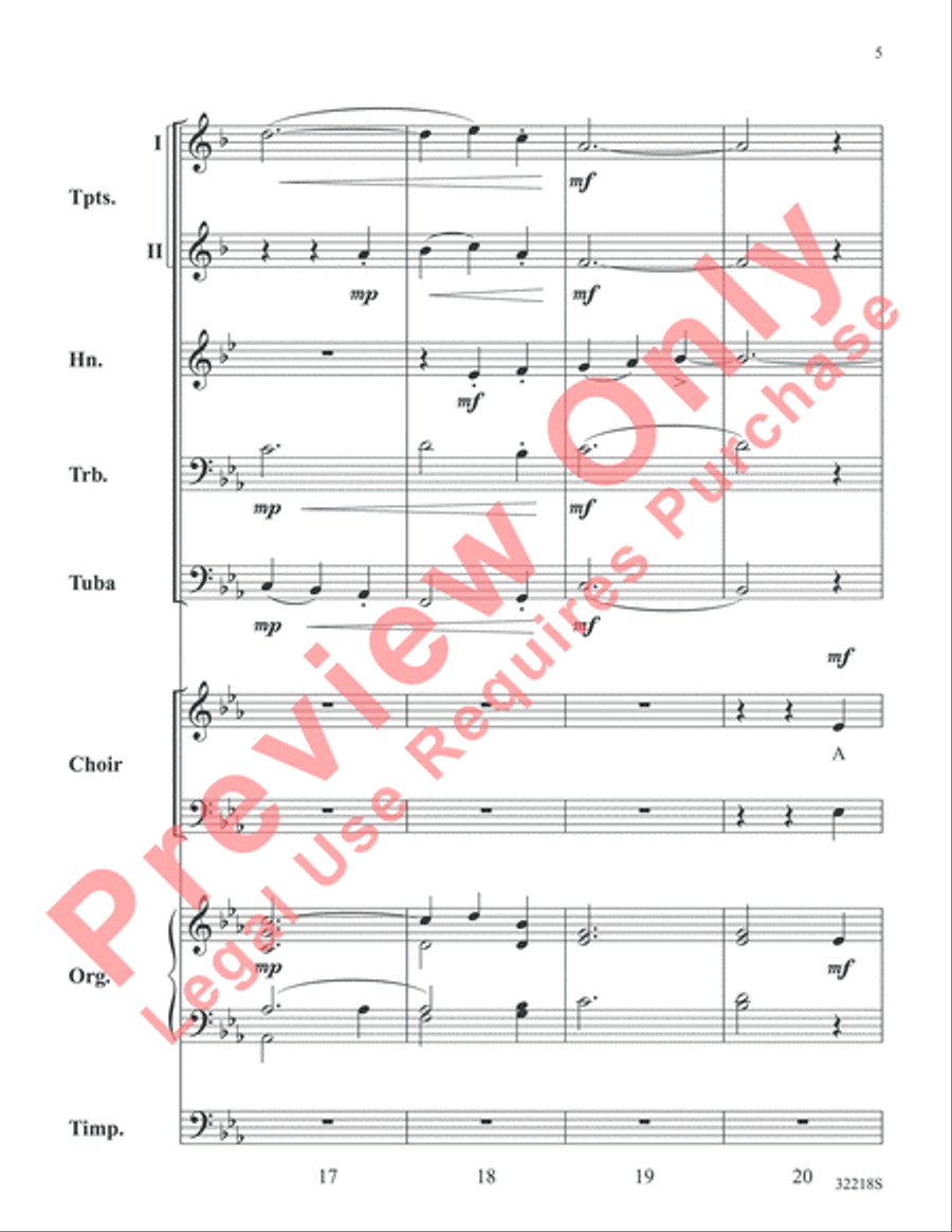 Awake, My Heart Awake, My Heart Choir scores gallery preview page 6