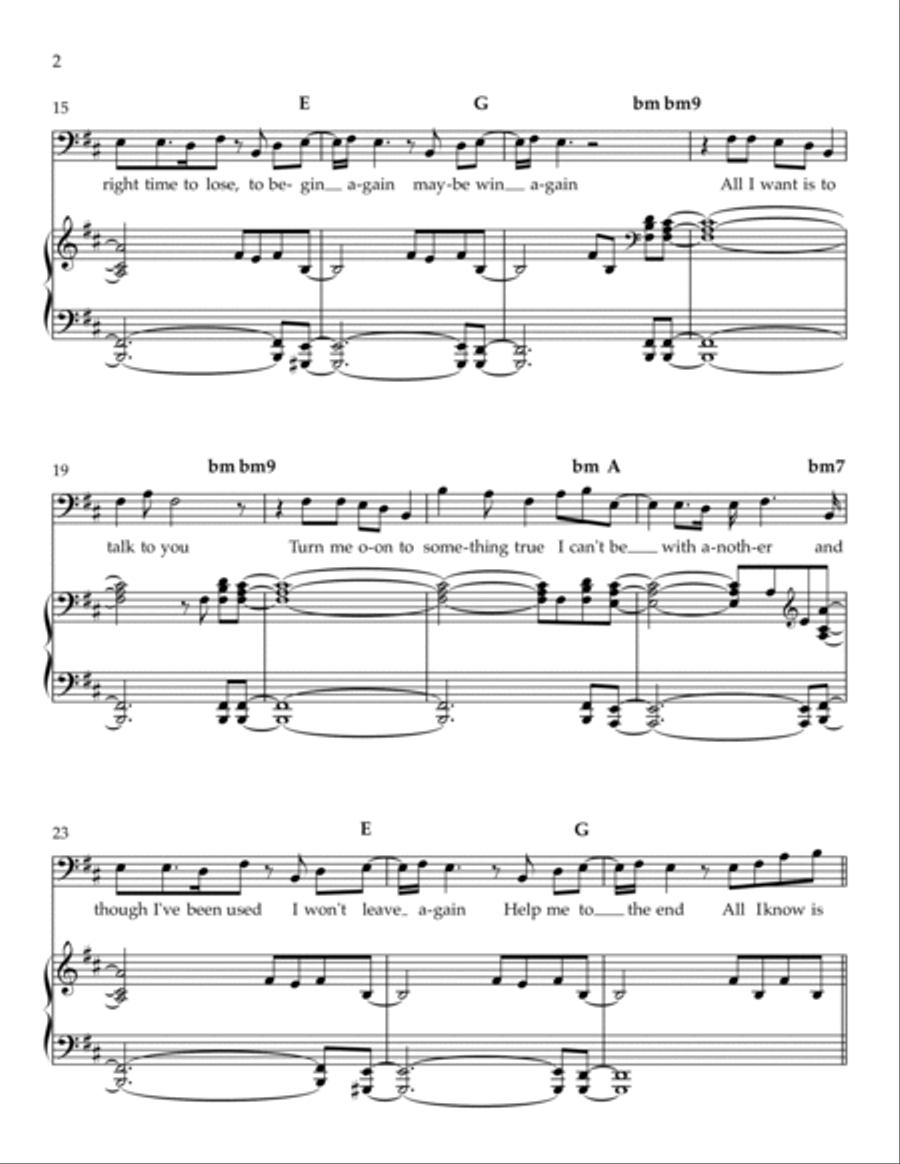 Piano Joint This Kind Of Love Piano, Vocal, Guitar scores gallery preview page 2
